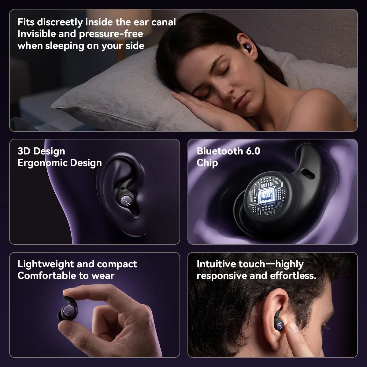 Smart AI Translator Sleep Earbuds