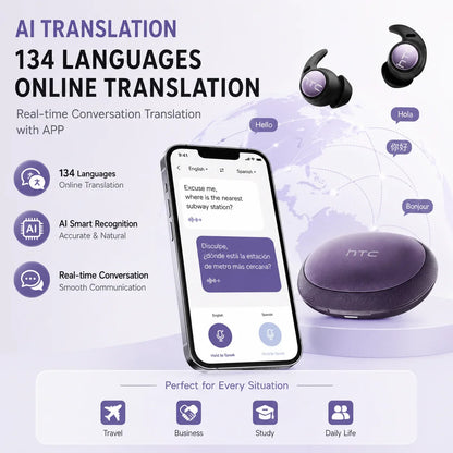 Smart AI Translator Sleep Earbuds